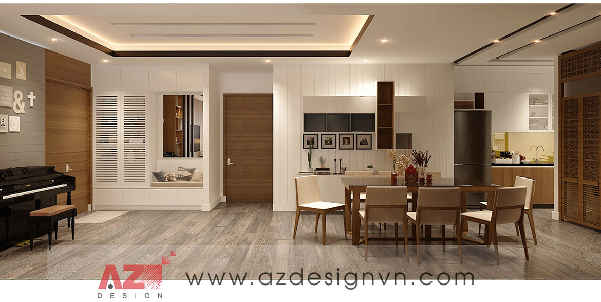 Thiết kế Nội thất Chung cư đẹp Hiện Đại Tinh Tế